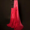 Pink Blossom Linen Shaded Saree