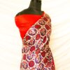Pure Handloom Red Gaji Silk Saree