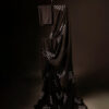black Kota cotton sarees, close up